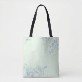 Aangepaste Chic Bloemig Draagtas (Voorkant)