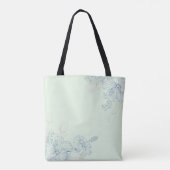 Aangepaste Chic Bloemig Draagtas (Achterkant)