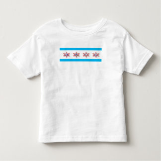 aangepaste chicago-vlag. t-shirt voor peuter