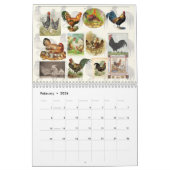 aangepaste Chicken Calendar Kalender (Feb 2026)
