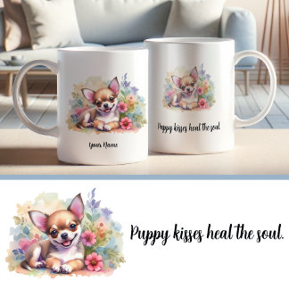 Aangepaste Chihuahua Mok met Inspirerend Quote