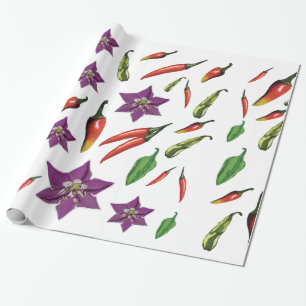 Aangepaste Chili Peppers Cadeaupapier