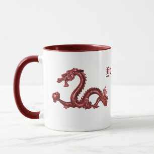 Aangepaste Chinese Draken Naam Fantasy Design Mok