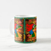 Aangepaste Chinese Nieuwjaar Dragon Emerald Groen  Koffiemok (Voorkant links)