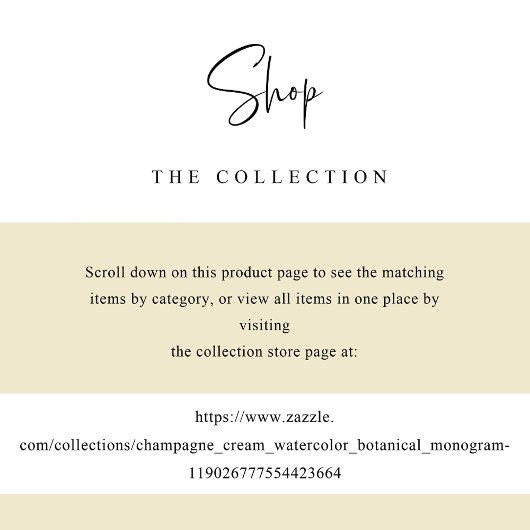 Aangepaste, chique monogram champagne bruiloft