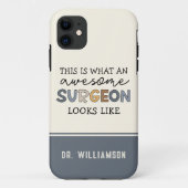 Aangepaste chirurg Geweldige chirurgische schenkin Case-Mate iPhone Case (Achterkant)
