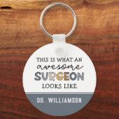 Aangepaste chirurg Geweldige chirurgische schenkin Sleutelhanger (Voorkant)