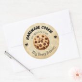 Aangepaste Chocolade Chip Cookie Labels Gepersonal (Envelop)