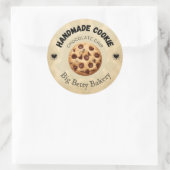 Aangepaste Chocolade Chip Cookie Labels Gepersonal (Tas)