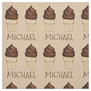Aangepaste Chocolade Ice Cream Cone bevat verbindi Stof