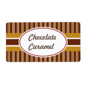 Aangepaste Chocolade Karmel Labels (Voorkant)