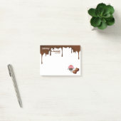 Aangepaste Chocolate Lover's Post-it Notes (Kantoor)