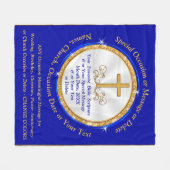 Aangepaste Christelijke cadeaus. Elke gelegenheid, Fleece Deken (Voorkant (Horizontaal))