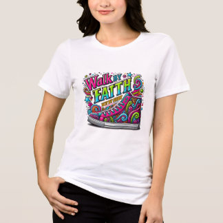 Aangepaste christelijke christendom Jezus geloof Tri-Blend Shirt