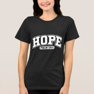 Aangepaste christelijke christendom Jezus geloof Tri-Blend Shirt