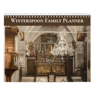 Aangepaste christelijke familiebijbel 12-maanden p kalender