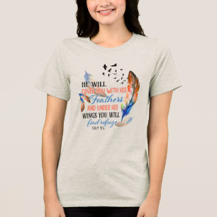 Aangepaste christelijke groei in genade Tri-Blend shirt