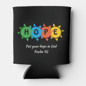Aangepaste Christelijke HOPE Blikjeskoeler (Voorkant)