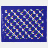 Aangepaste Christelijke Quote INDIA FLAG Fleece Deken (Voorkant (Horizontaal))