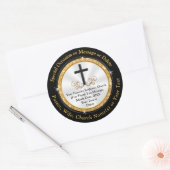 Aangepaste Christelijke Stickers voor elke willeke (Envelop)