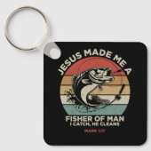 Aangepaste Christian Fisher of Men Sleutelhanger (Voorkant)
