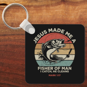 Aangepaste Christian Fisher of Men Sleutelhanger