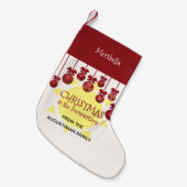 AANGEPASTE CHRISTMAS IN DE TOP KLEINE KERSTSOK (Voorkant (Hangend))