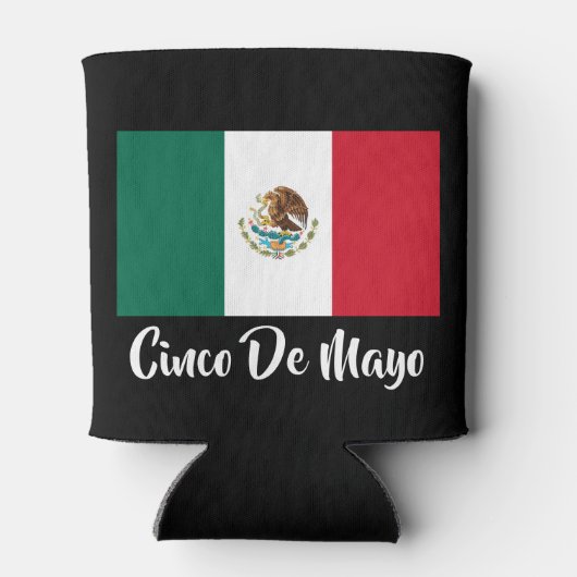 Aangepaste Cinco De Mayo koelboxxen met Mexicaanse Blikjeskoeler (Achterkant)