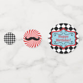 Aangepaste  Circus Table Confetti (Achterkanten)