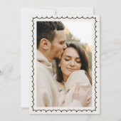 Aangepaste citaat Whimsy krabbels handgetekende tr Save The Date (Achterkant)