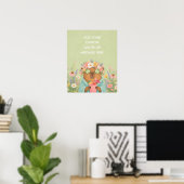 Aangepaste Citat Spa Capybara Grappige Dier Poster (Thuiskantoor)