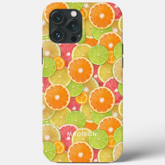 Aangepaste Citrus-telefoonkwesties Case-Mate iPhone Case (Achterkant)