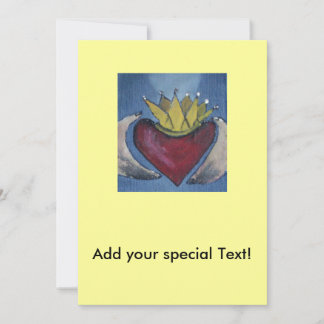 Aangepaste Claddagh trouwuitnodigingen Kaart