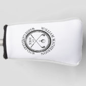 Aangepaste Classic Golf Club Name Golfheadcover (Voorkant)