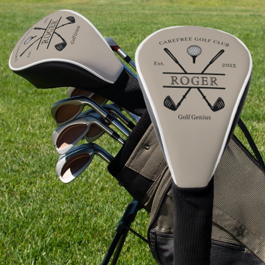 Aangepaste Classic Golf Club Name Golfheadcover