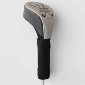 Aangepaste Classic Golf Club Name Golfheadcover (Schuin)