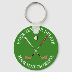 Aangepaste Classic Golf Green Sleutelhanger