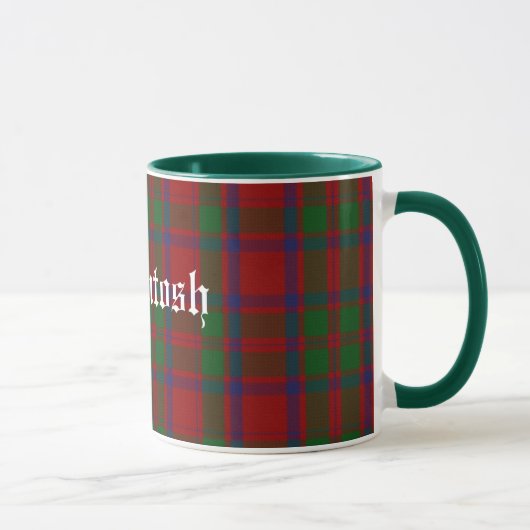 Aangepaste Classic MacIntosh Tartan Mok (Rechts)