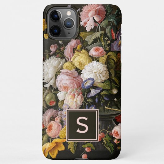 Aangepaste Classy Chique Bloemen Fine Art Schilder iPhone Hoesje (Achterkant)
