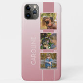 Aangepaste Classy Foto's Ombre Dusty Blush Roos Ro Case-Mate iPhone Case (Achterkant)