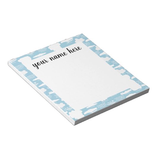 Aangepaste Clouds-laptop Notitieblok (Schuin)