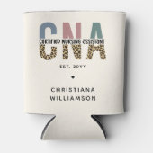 Aangepaste CNA Certified Nursing Assistant-cadeaus Blikjeskoeler (Voorkant)