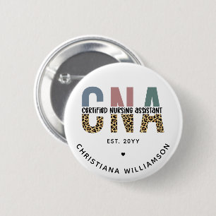 Aangepaste CNA Certified Nursing Assistant-cadeaus Ronde Button 5,7 Cm