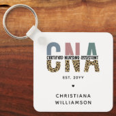 Aangepaste CNA Certified Nursing Assistant-cadeaus Sleutelhanger (Voorkant)