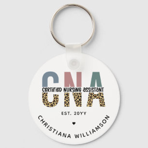 Aangepaste CNA Certified Nursing Assistant-cadeaus Sleutelhanger