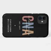 Aangepaste CNA Retro Certified Nursing Assistant-c Case-Mate iPhone Case (Achterkant (horizontaal))