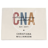 Aangepaste CNA Retro Certified Nursing Assistant-c Groot Cadeauzakje (Voorkant)