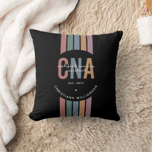 Aangepaste CNA Retro Certified Nursing Assistant-c Kussen