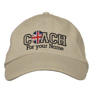 Aangepaste coach met jouw naam pet