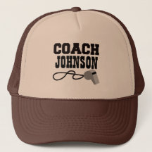 Aangepaste Coach Whistle Trucker Hat